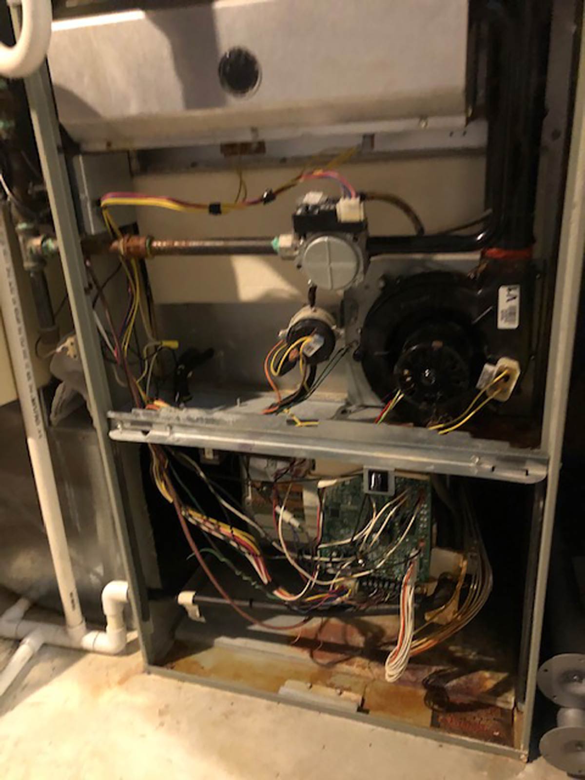 residential furnace replacement before3