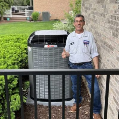 hvac services near commerce technician working